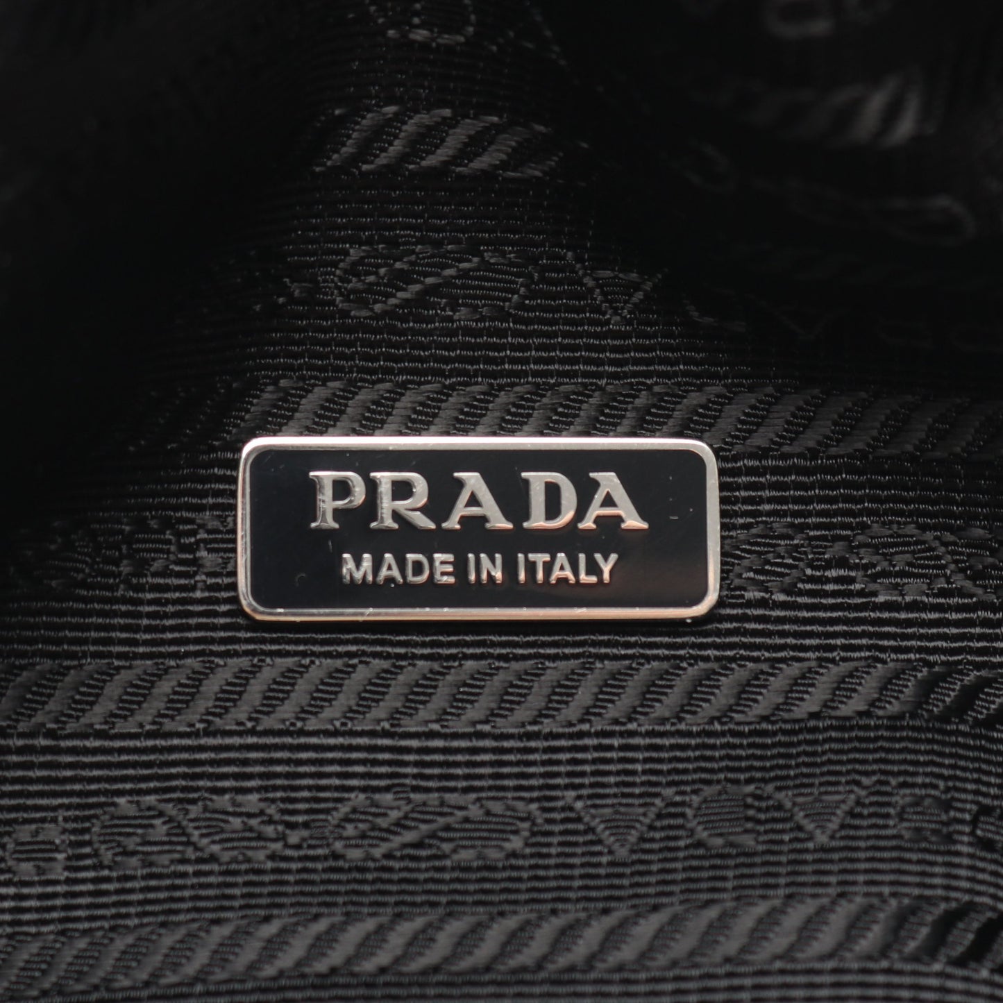 トライアングル 2WAY ハンドバッグ レザー ブラック プラダ バッグ PRADA