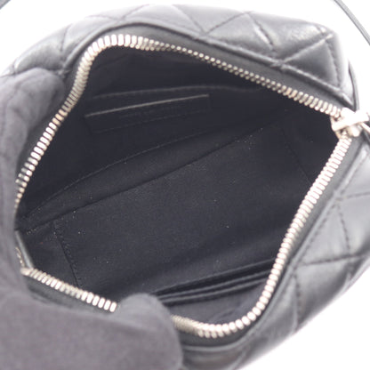 ルル ミニ ボーリングバッグ チェーンショルダーバッグ レザー ブラック サンローランパリ バッグ SAINT LAURENT PARIS