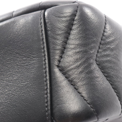 ルル ミニ ボーリングバッグ チェーンショルダーバッグ レザー ブラック サンローランパリ バッグ SAINT LAURENT PARIS