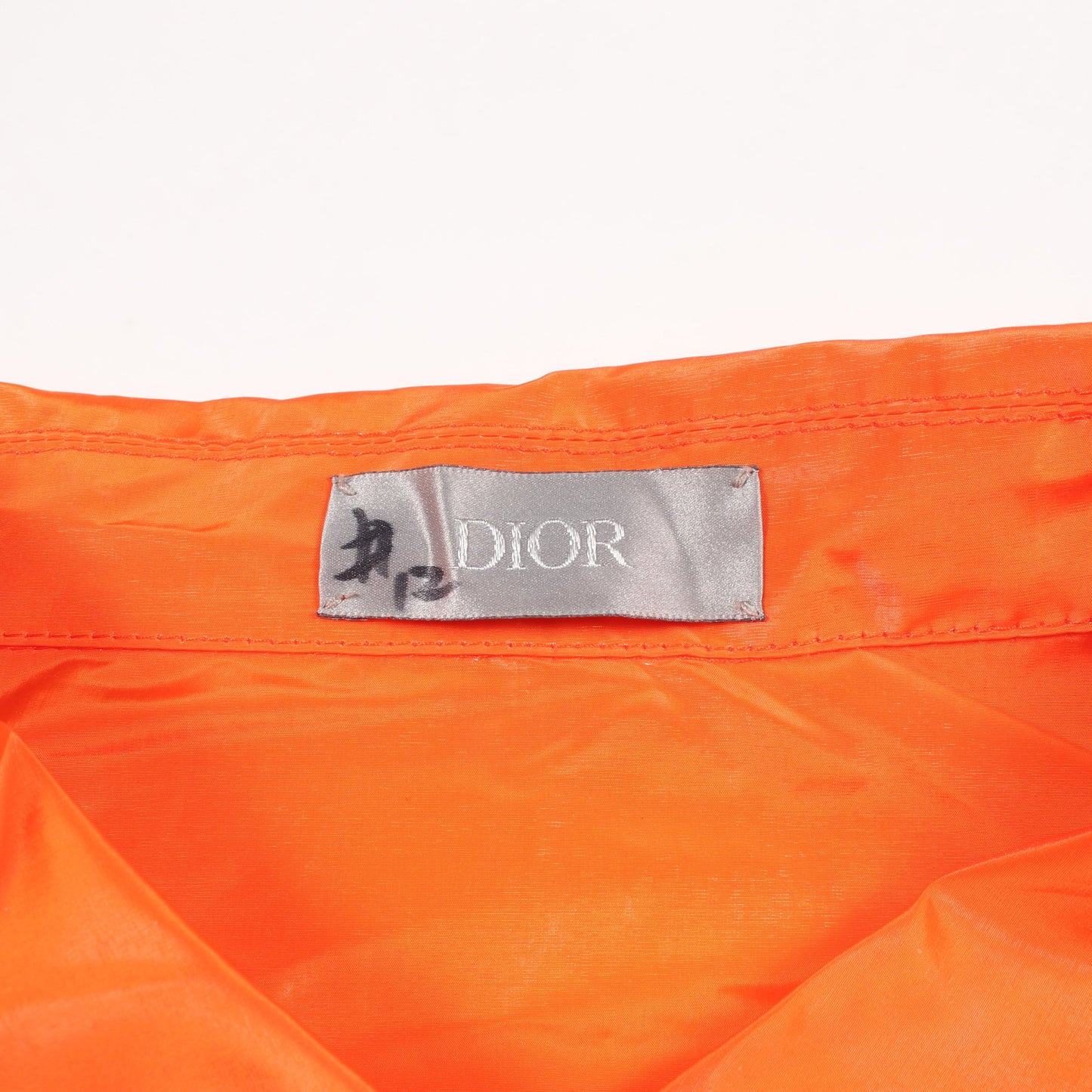 DIOR × KENNY SCHARF CDロゴ ジップアップ ジャケット ナイロン オレンジ クリスチャンディオール アウター Christian Dior