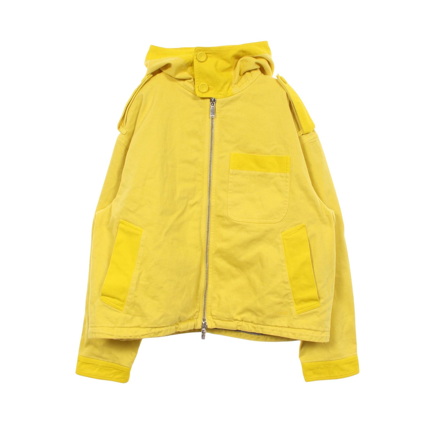 DIOR × PETER DOIG フード付き デニムジャケット コットン イエロー ディオール