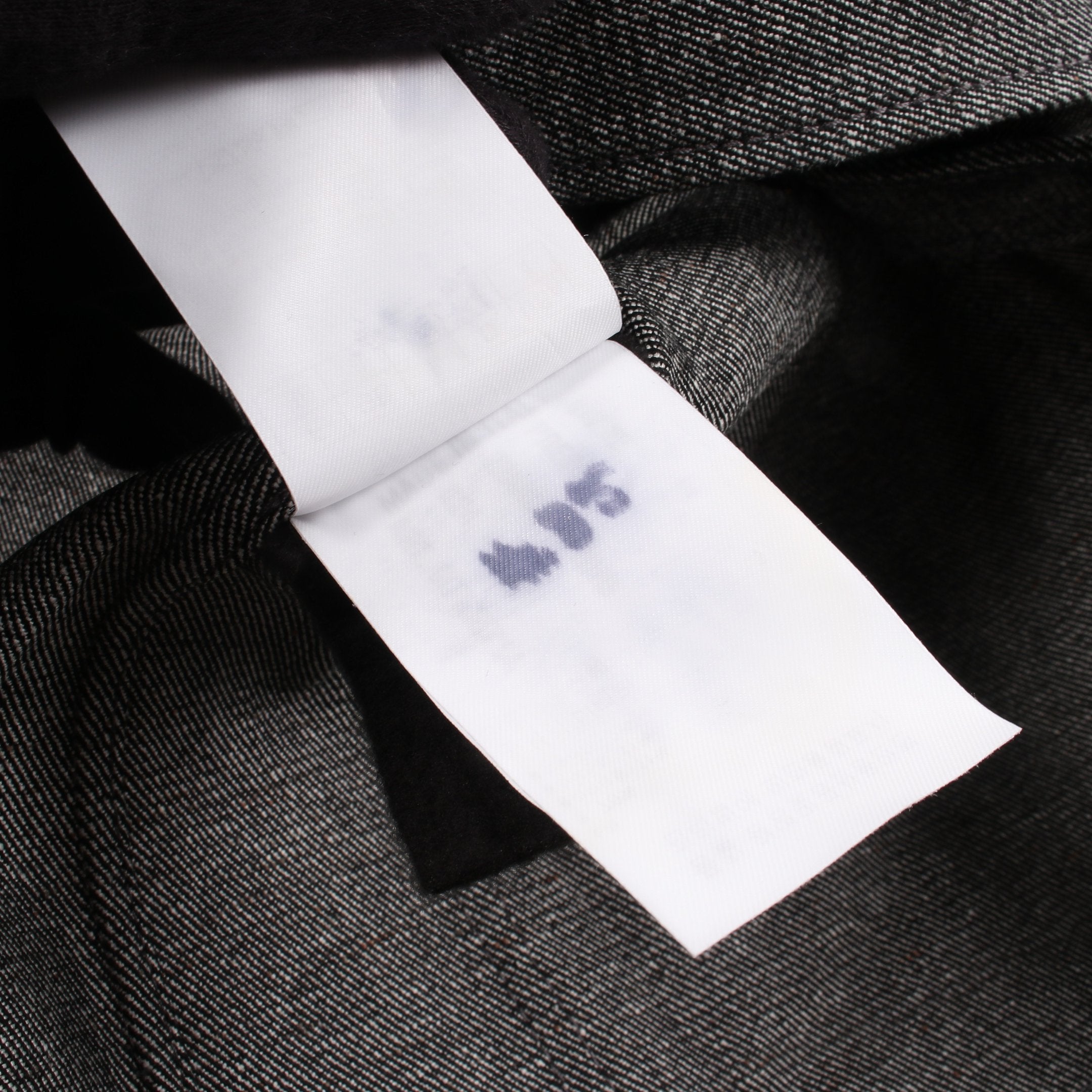 Diorhomme 刺繍デザインノースリーブプルオーバーシャツ(44/ブラック) BEE刺繍 ノースリーブ サンプル品 デニムシャツ コットン ダークグレー