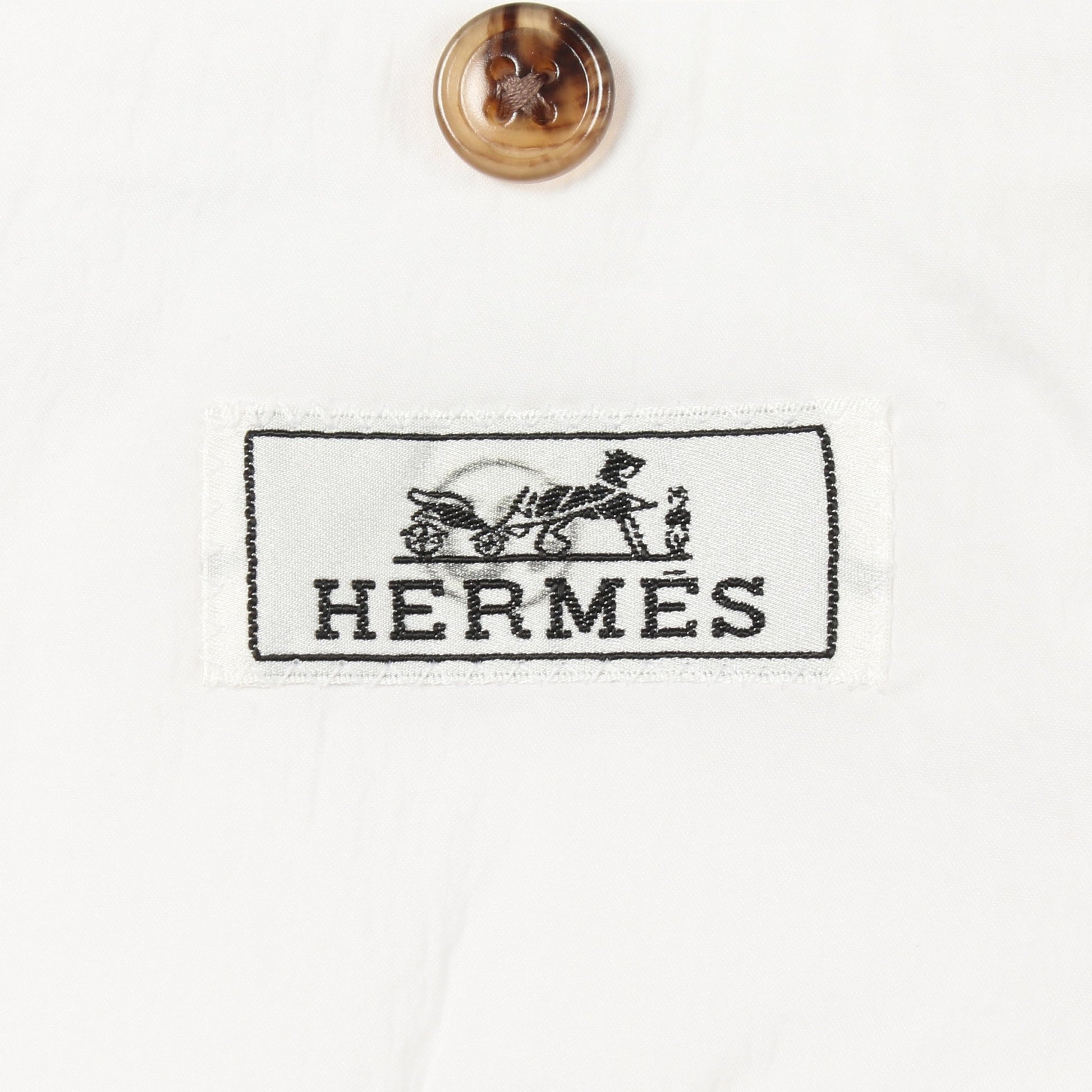 テーラードジャケット ナイロン ホワイト エルメス アウター HERMES