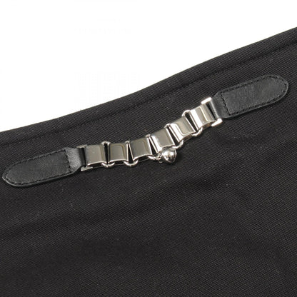 ベル付き スカート コットン ブラック エルメス ボトムス HERMES