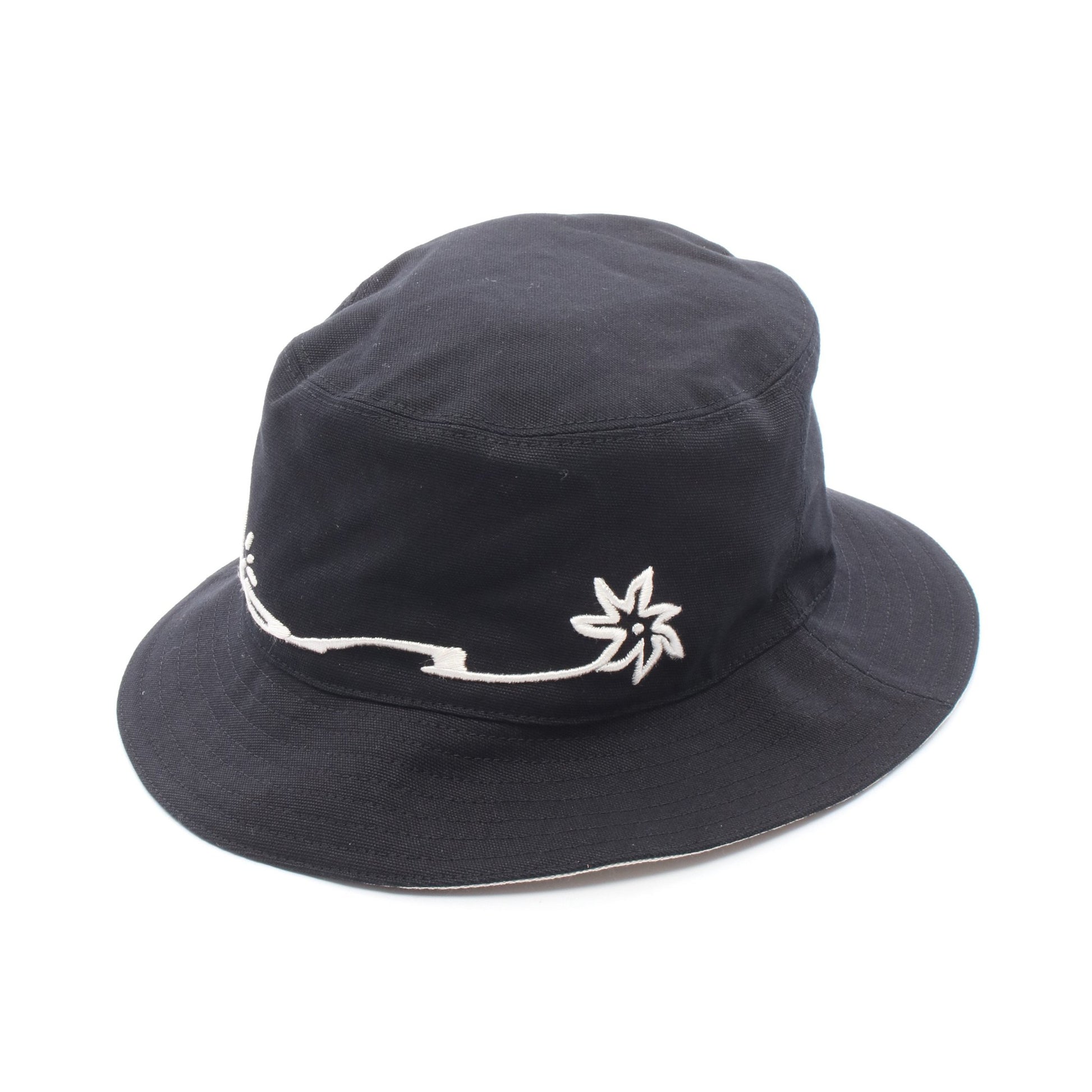 DIOR × TRAVIS SCOTT CACTUS JACK ハット コットン ブラック ディオール 財布・小物 DIOR