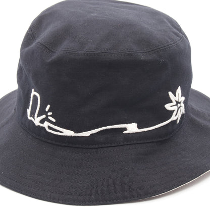 DIOR × TRAVIS SCOTT CACTUS JACK ハット コットン ブラック ディオール 財布・小物 DIOR