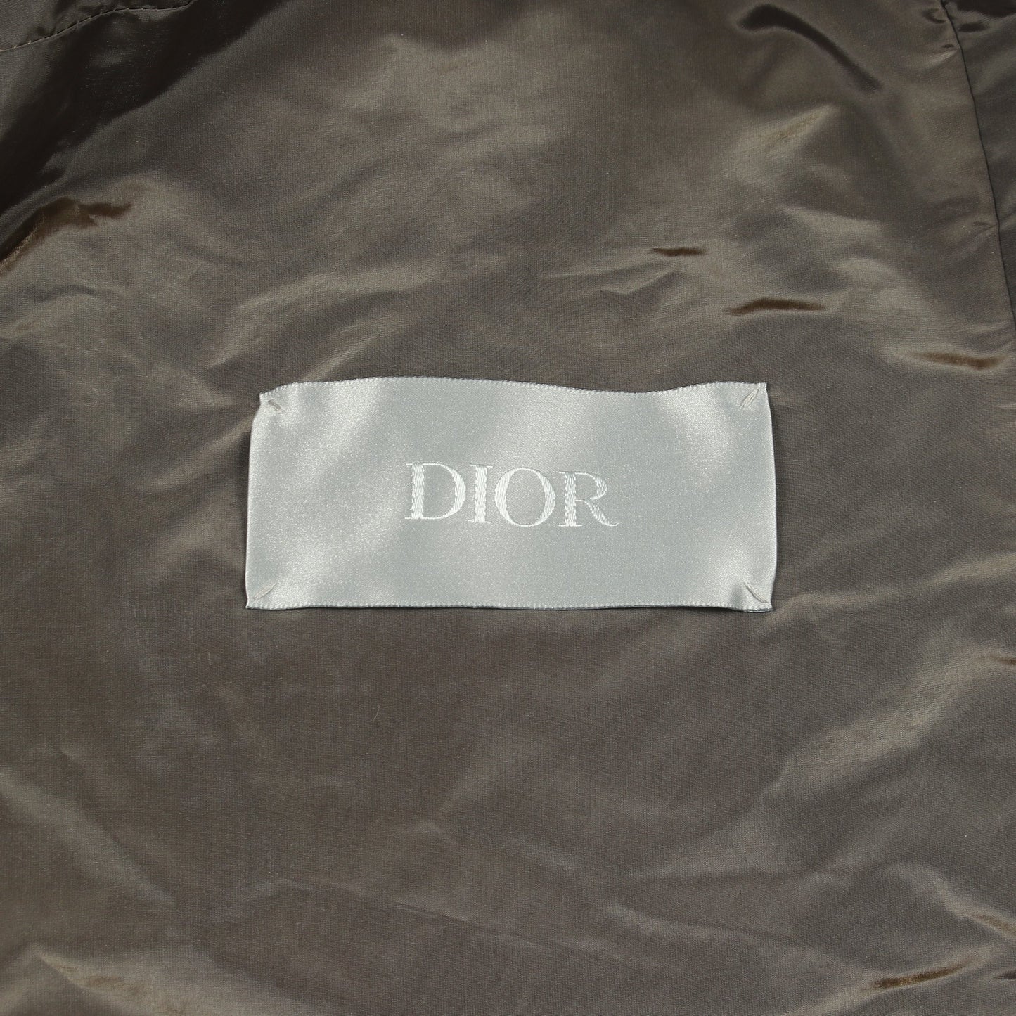 オブリーク フード付き ナイロンジャケット ナイロン カーキグリーン ディオール アウター DIOR