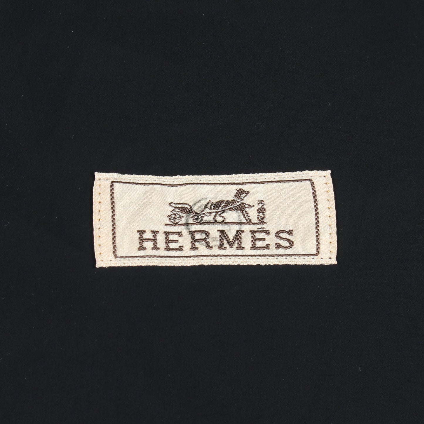 セリエボタン ジップアップ ジャケット ナイロン ラムスキン ネイビー エルメス アウター HERMES