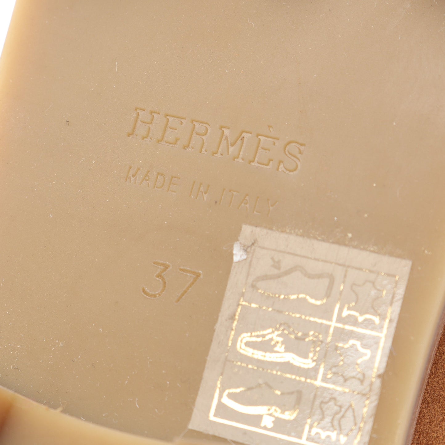 フォーブル モカシン スエード ライトブラウン エルメス シューズ HERMES