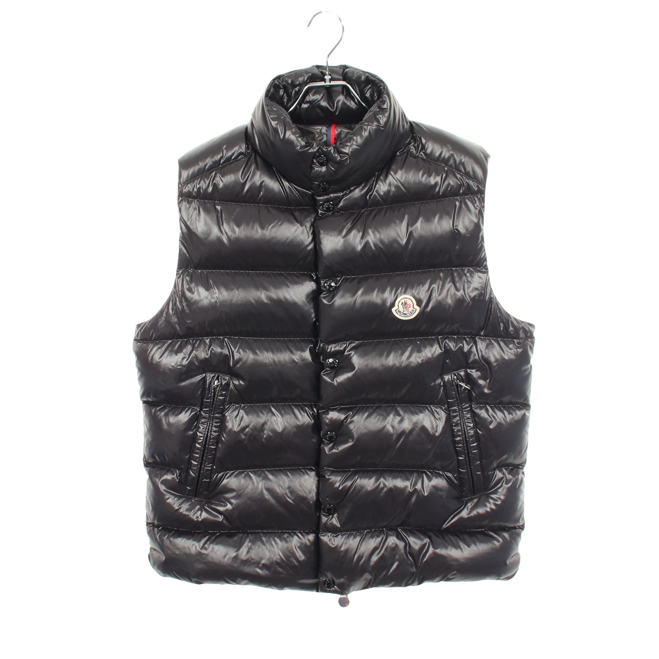 USED モンクレール TIBB ダウンベスト ブラック サイズ2 MONCLER（モンクレール） ダウンベスト TIBB VEST ティブ 大きいサイズ