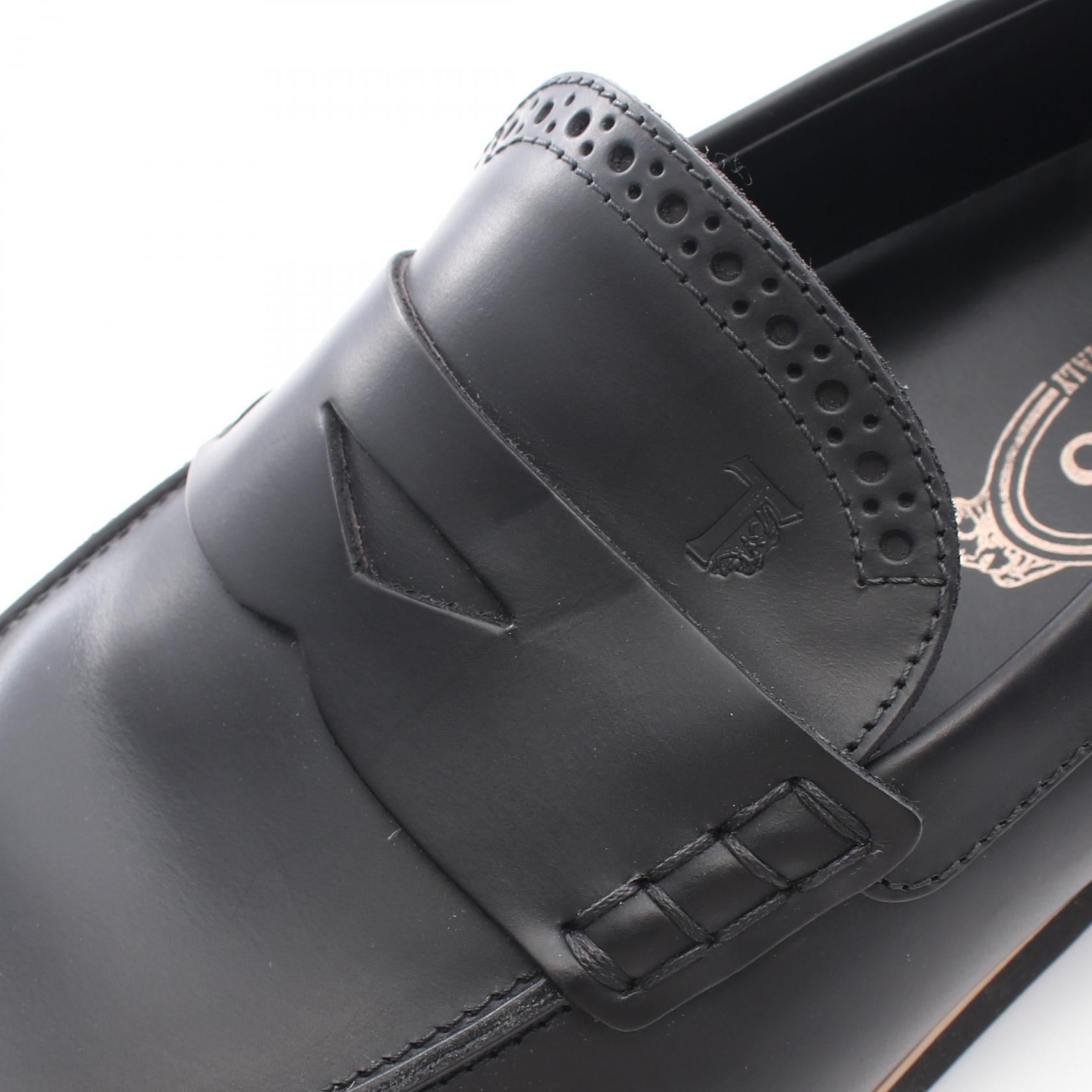 コインローファー ドライビングシューズ レザー ブラック トッズ シューズ TOD'S