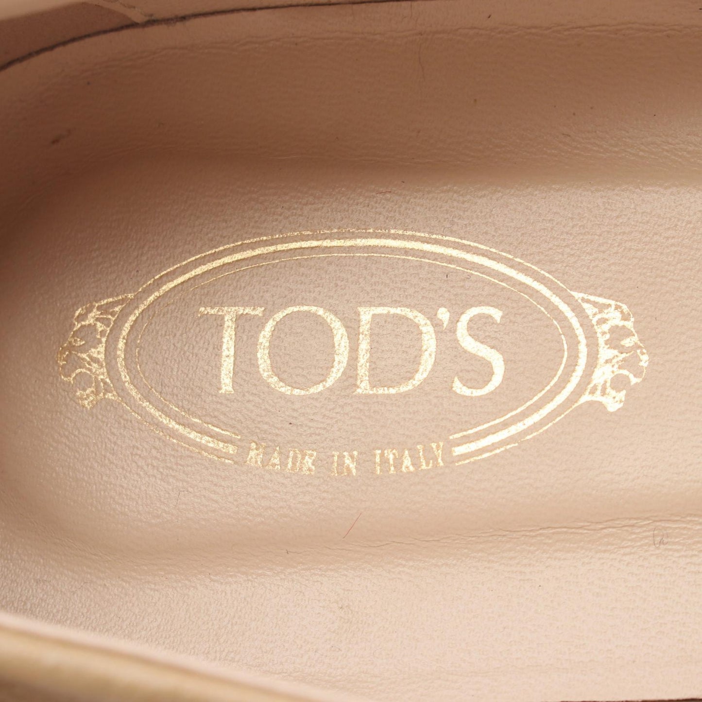 KATE ケイト ローファー フラットシューズ レザー ベージュ トッズ シューズ TOD'S