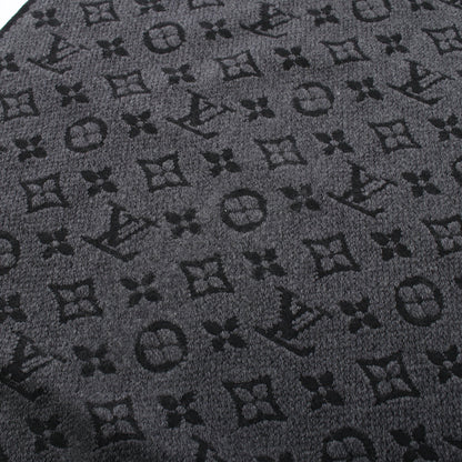 エシャルプ モノグラム クラシック アントラシット マフラー ウール ダークグレー ブラック ルイヴィトン 財布・小物 LOUIS VUITTON