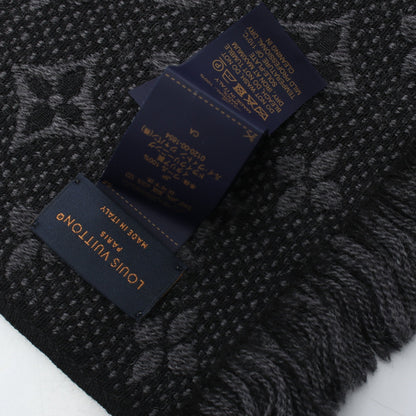 エシャルプ モノグラム クラシック アントラシット マフラー ウール ダークグレー ブラック ルイヴィトン 財布・小物 LOUIS VUITTON