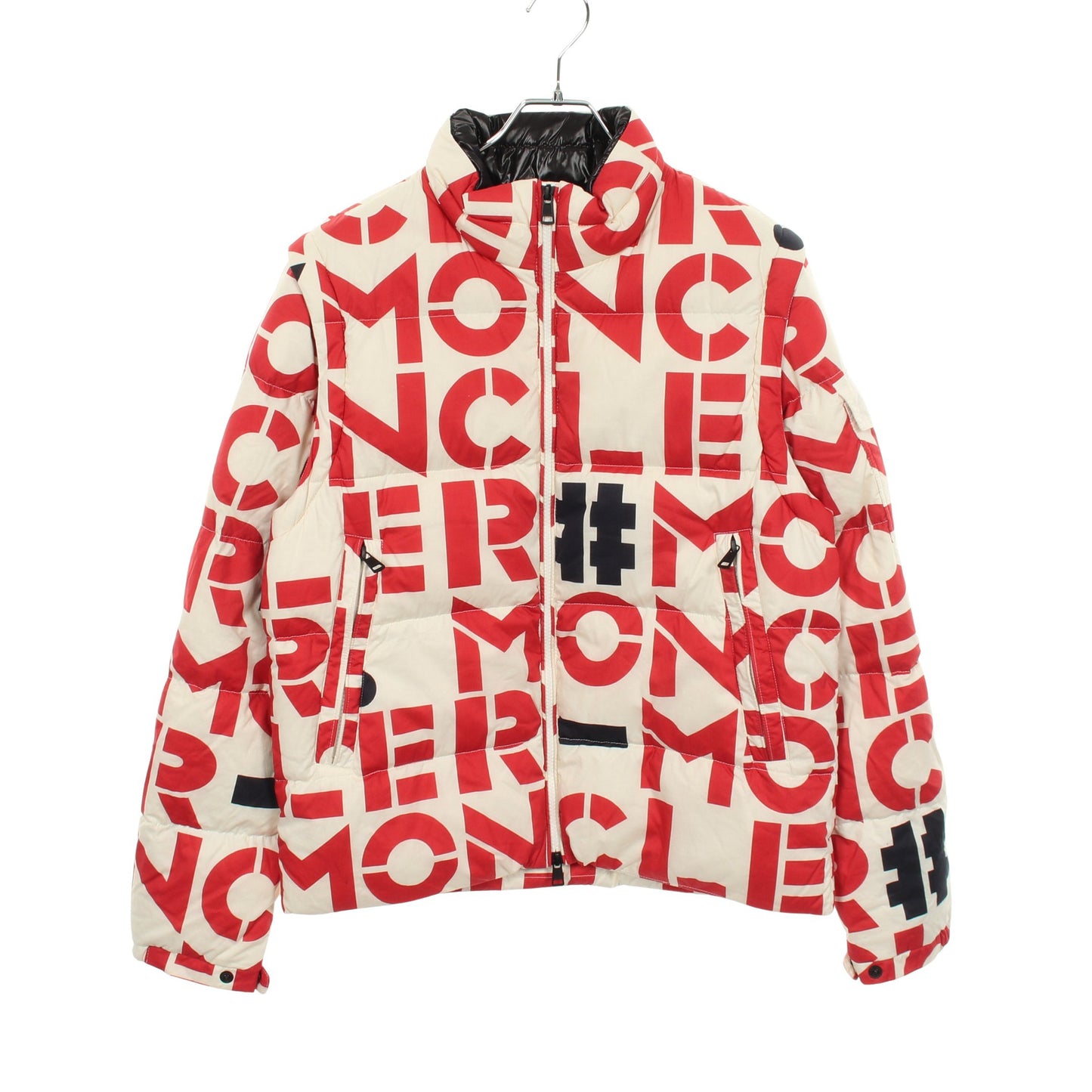 GENIUS 2 1952 JEHAN ダウンジャケット コットン ホワイト レッド モンクレール アウター MONCLER