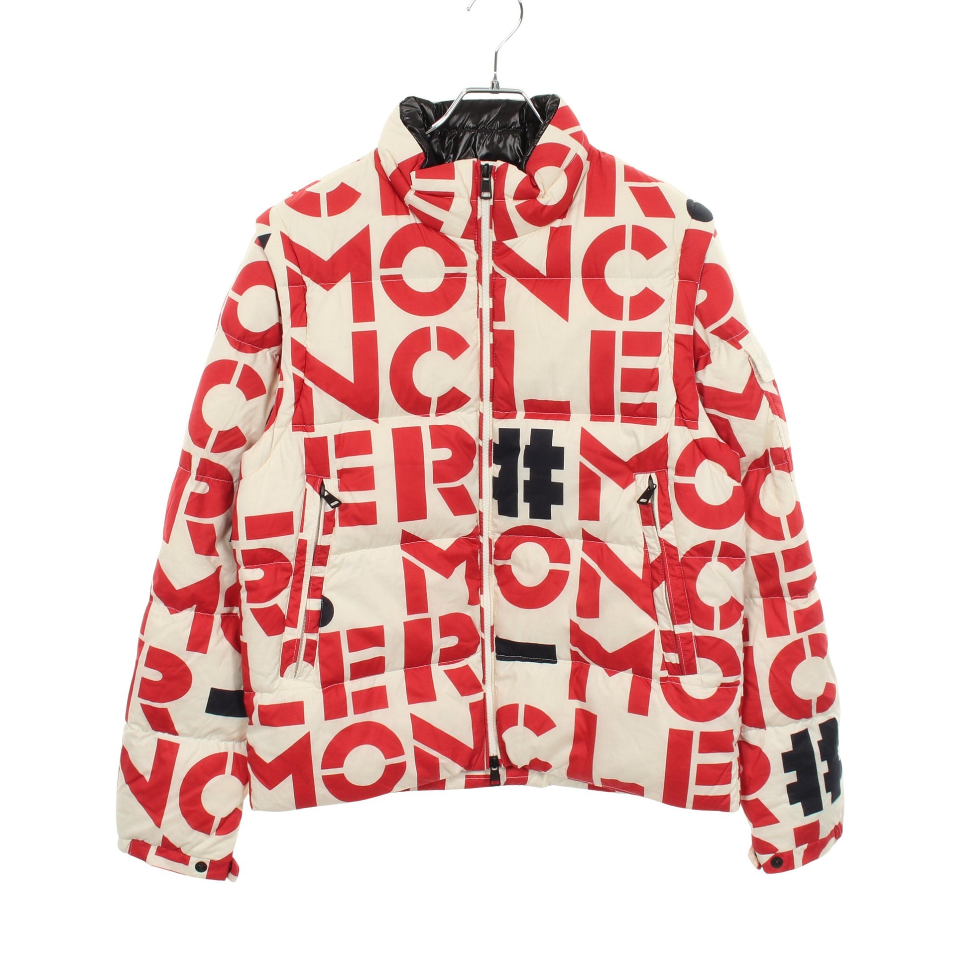 GENIUS 2 1952 JEHAN ダウンジャケット コットン ホワイト レッド モンクレール アウター MONCLER