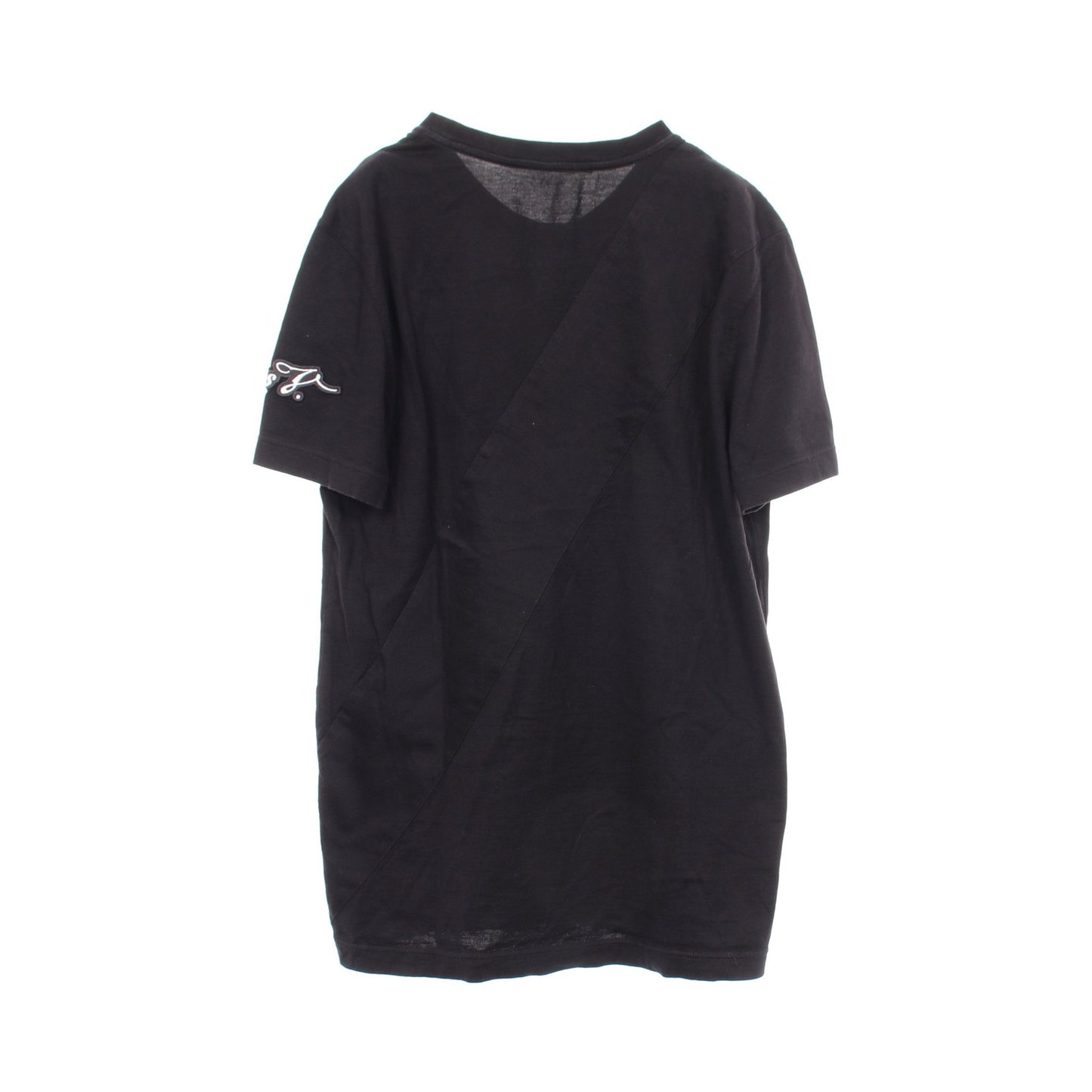 フラグメントデザイン 半袖Tシャツ コットン ブラック ルイヴィトン トップス LOUIS VUITTON