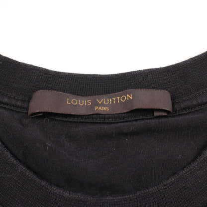 フラグメントデザイン 半袖Tシャツ コットン ブラック ルイヴィトン トップス LOUIS VUITTON
