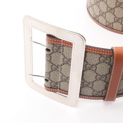 GGスプリーム ベルト PVC レザー ベージュ ブラウン グッチ 財布・小物 GUCCI