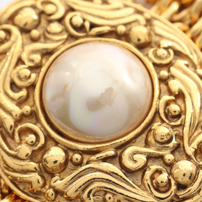 ブレスレット GP フェイクパール ゴールド オフホワイト ヴィンテージ シャネル アクセサリー CHANEL