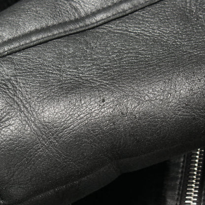 ムートンシアリング ブルゾン レザージャケット ラムスキン ブラック ディオールオム アウター Dior HOMME
