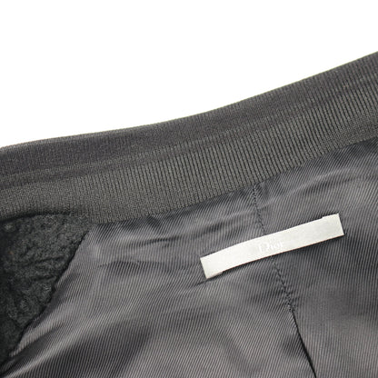 ムートンシアリング ブルゾン レザージャケット ラムスキン ブラック ディオールオム アウター Dior HOMME