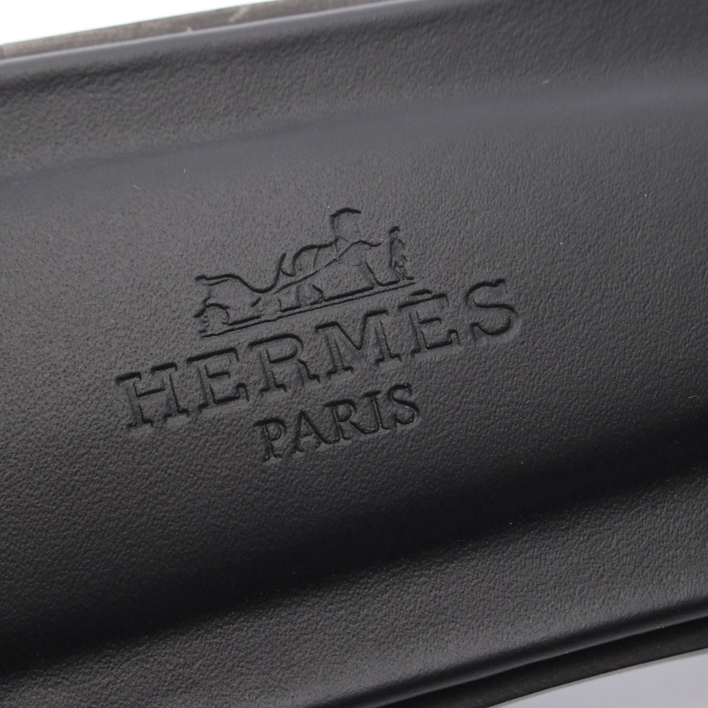 オラン サンダル レザー ブラック エルメス シューズ HERMES
