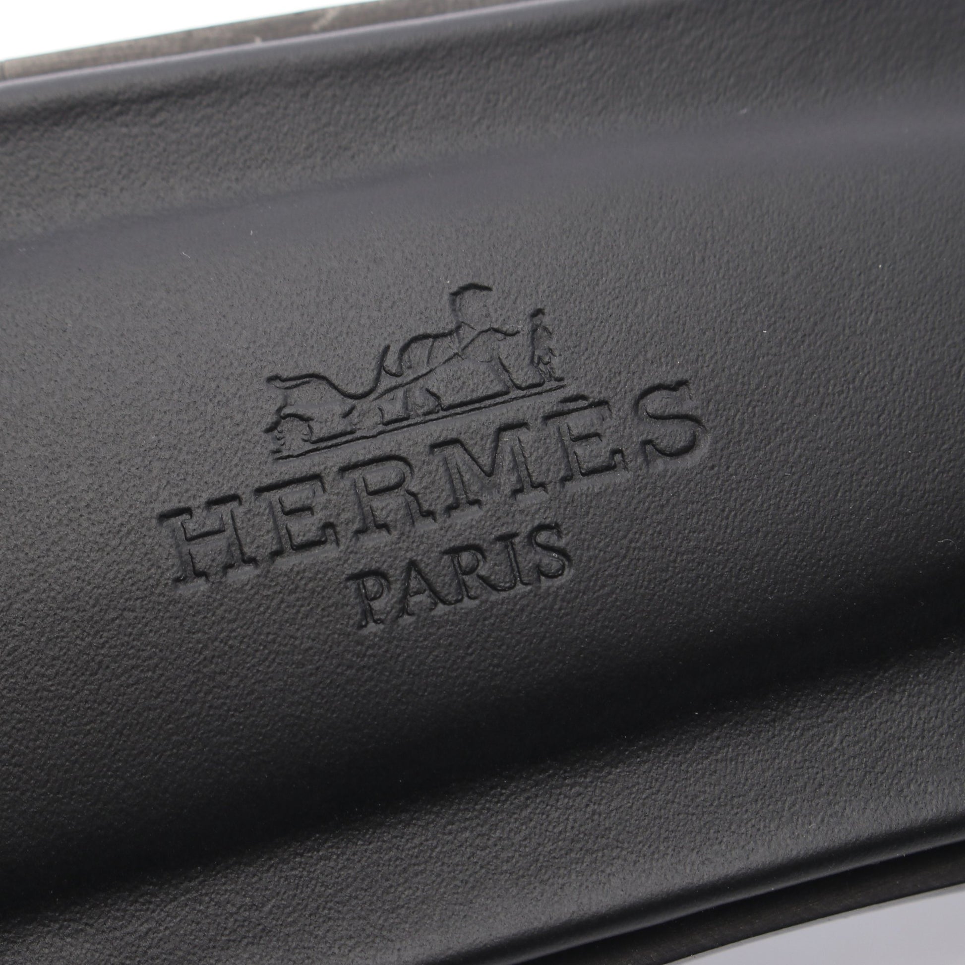 オラン サンダル レザー ブラック エルメス シューズ HERMES