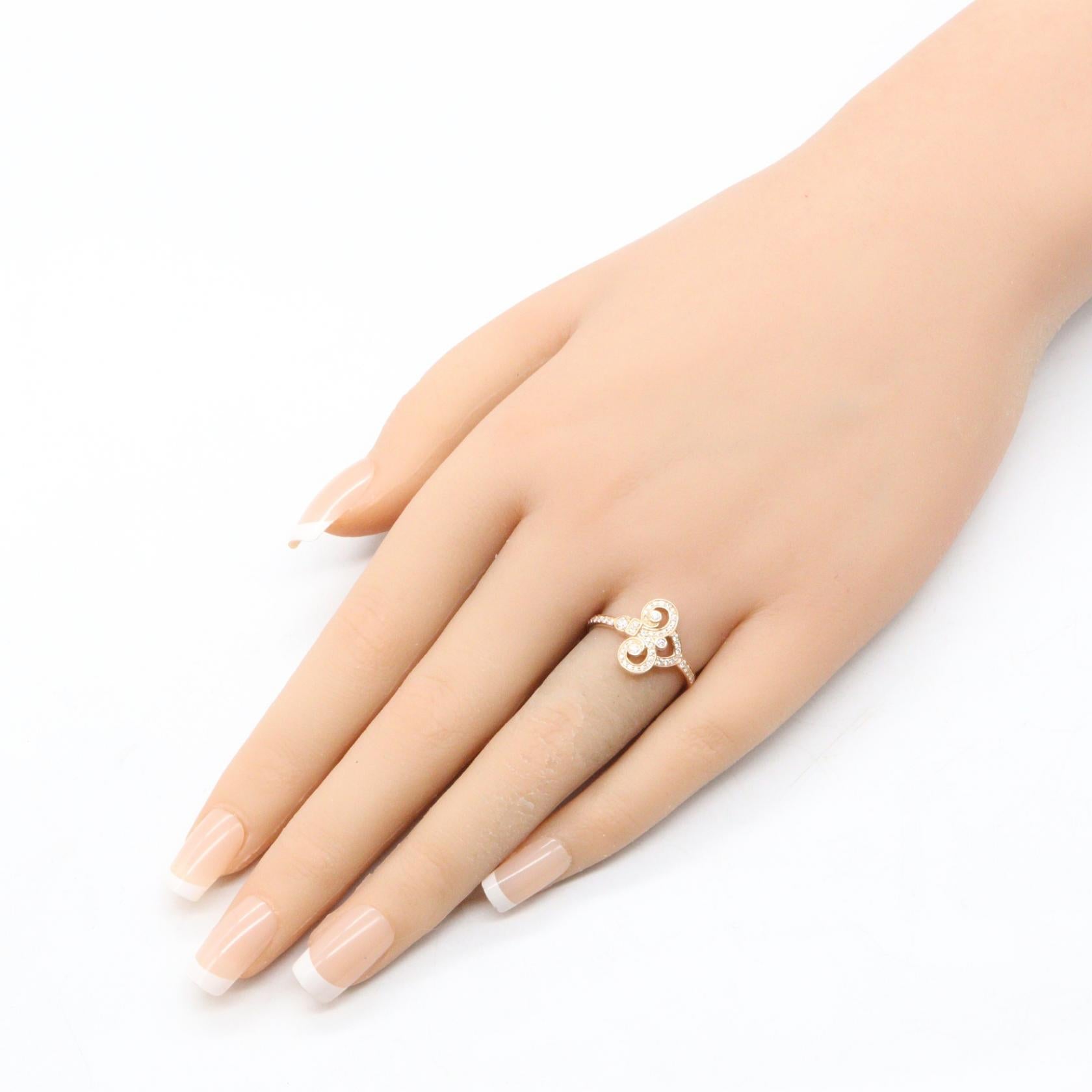 フルールドリス ダイヤ リング リング 指輪 K18PG ダイヤモンド ピンクゴールド クリア ティファニー アクセサリー TIFFANY & Co.