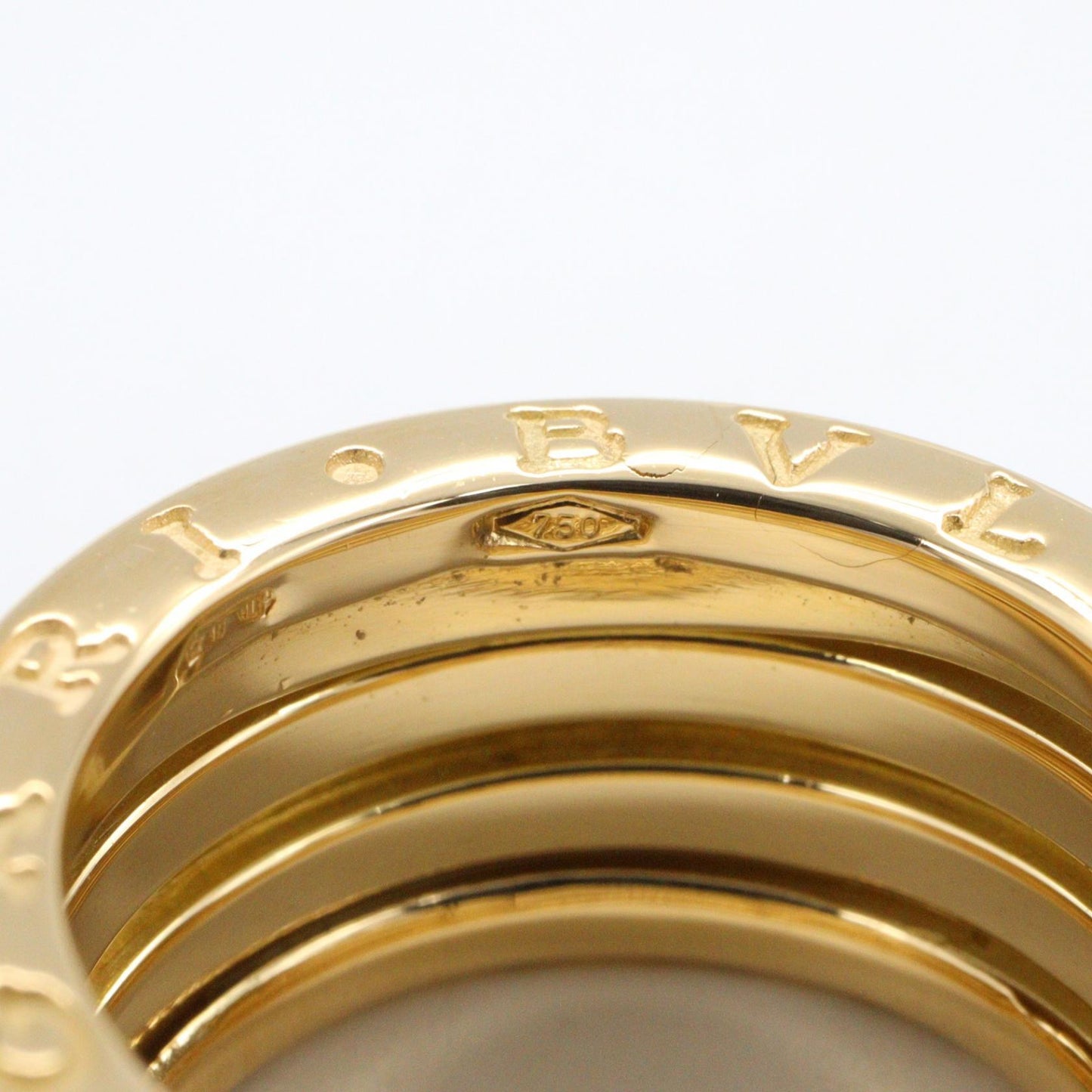 B-zero1 ビーゼロワン リング 4バンド リング 指輪 K18YG イエローゴールド ブルガリ アクセサリー BVLGARI