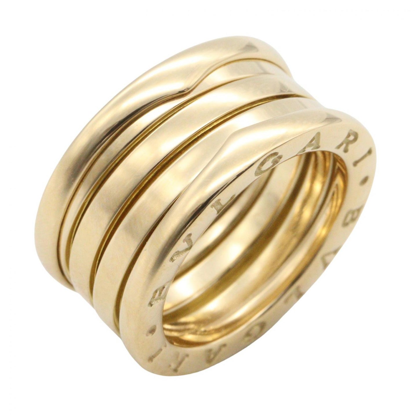 B-zero1 ビーゼロワン リング 4バンド リング 指輪 K18YG イエローゴールド ブルガリ アクセサリー BVLGARI