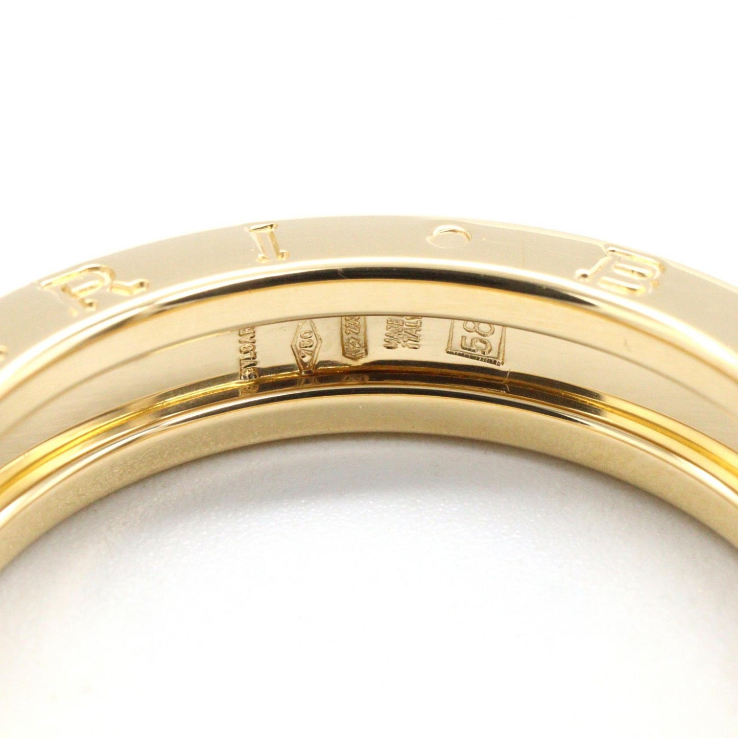 B-zero1 ビーゼロワン リング 1バンド リング 指輪 K18YG イエローゴールド ブルガリ アクセサリー BVLGARI