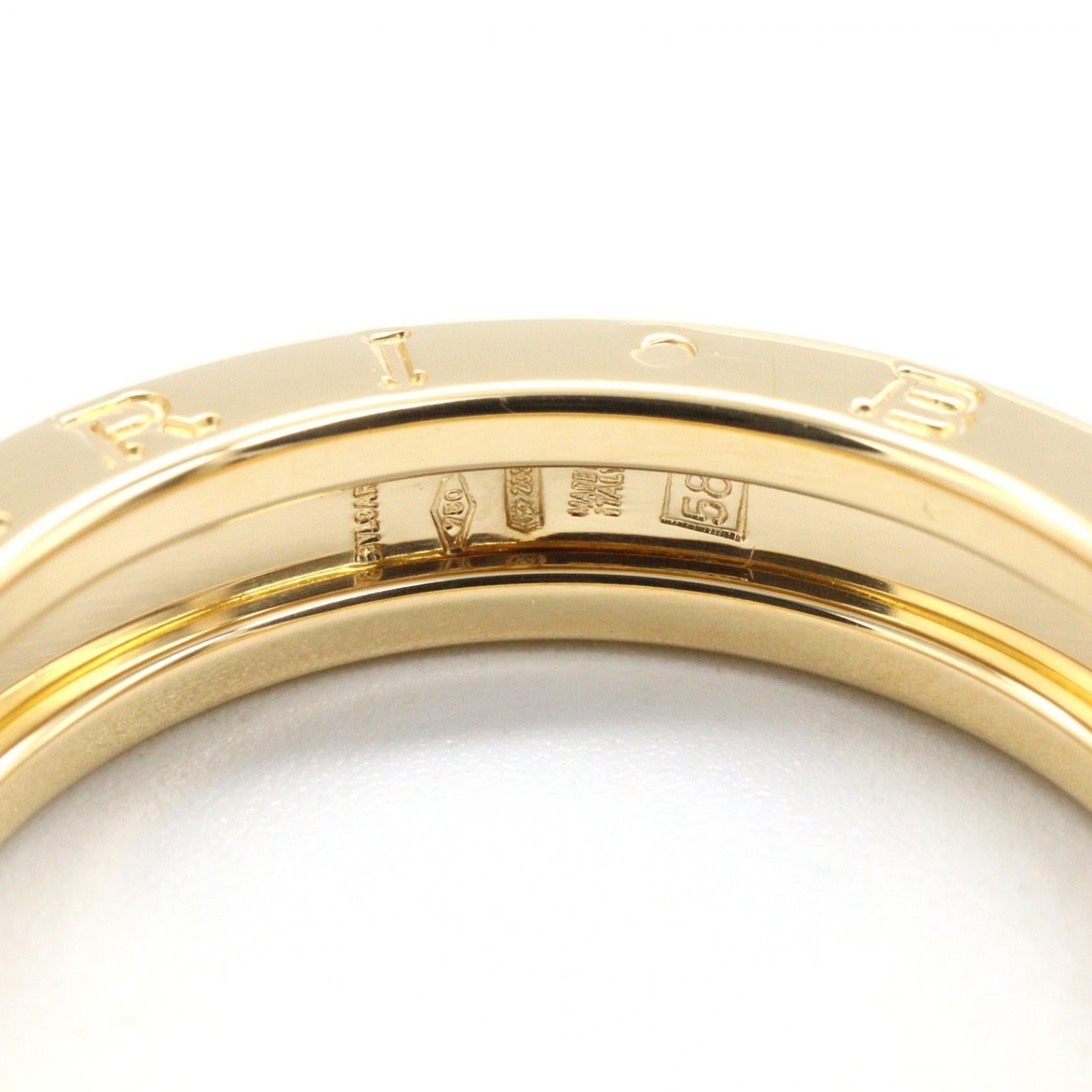 B-zero1 ビーゼロワン リング 1バンド リング 指輪 K18YG イエローゴールド ブルガリ アクセサリー BVLGARI
