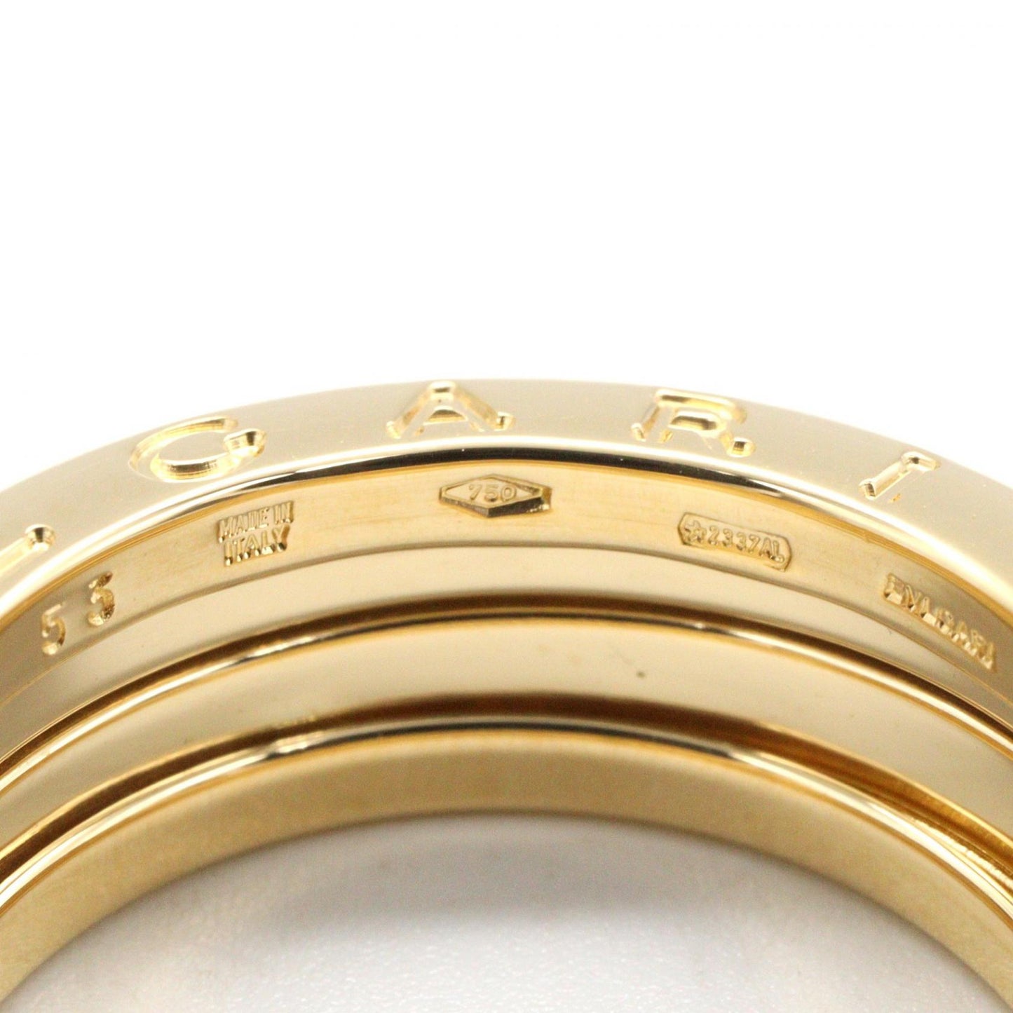B-zero1 ビーゼロワン リング 3バンド リング 指輪 K18YG イエローゴールド ブルガリ アクセサリー BVLGARI
