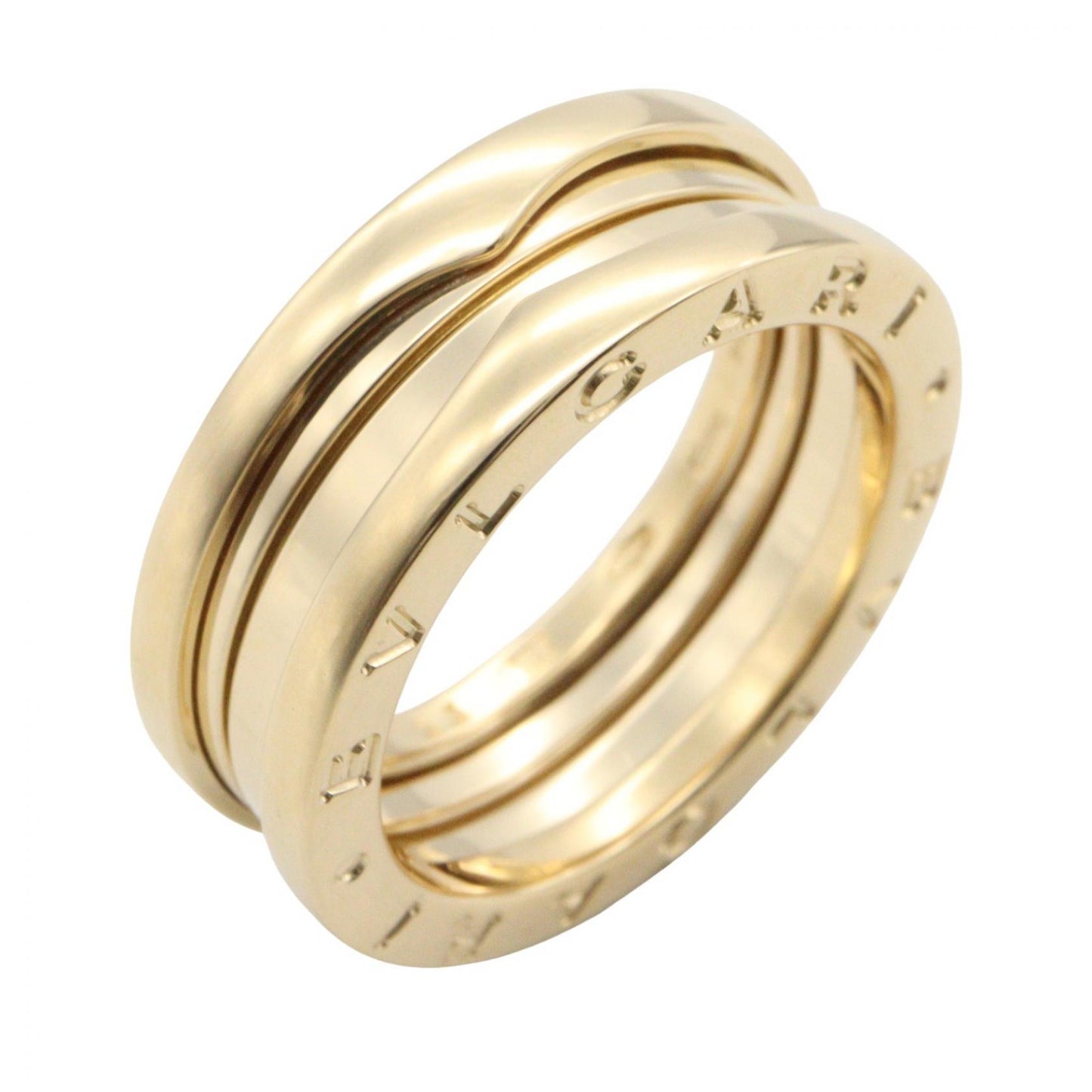 B-zero1 ビーゼロワン リング 3バンド リング 指輪 K18YG イエローゴールド ブルガリ アクセサリー BVLGARI