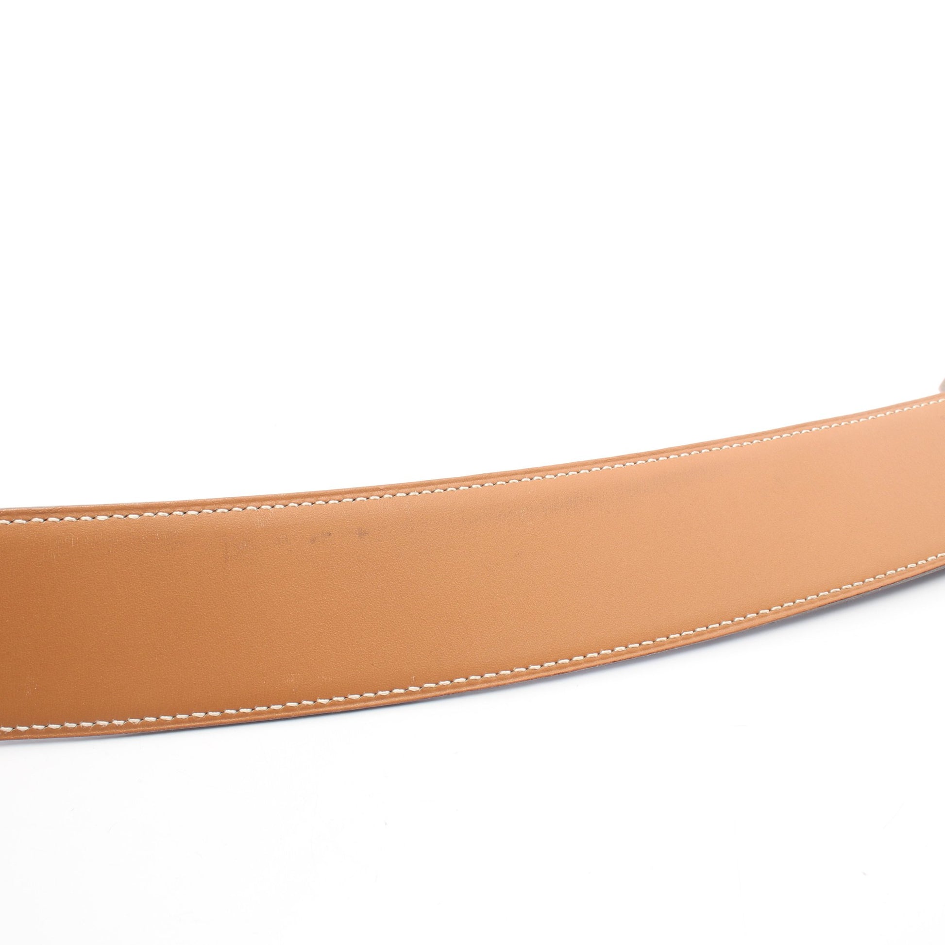 コンスタンス Hベルト ベルト ボックスカーフ ブラック ゴールド金具 □C刻印 エルメス 財布・小物 HERMES