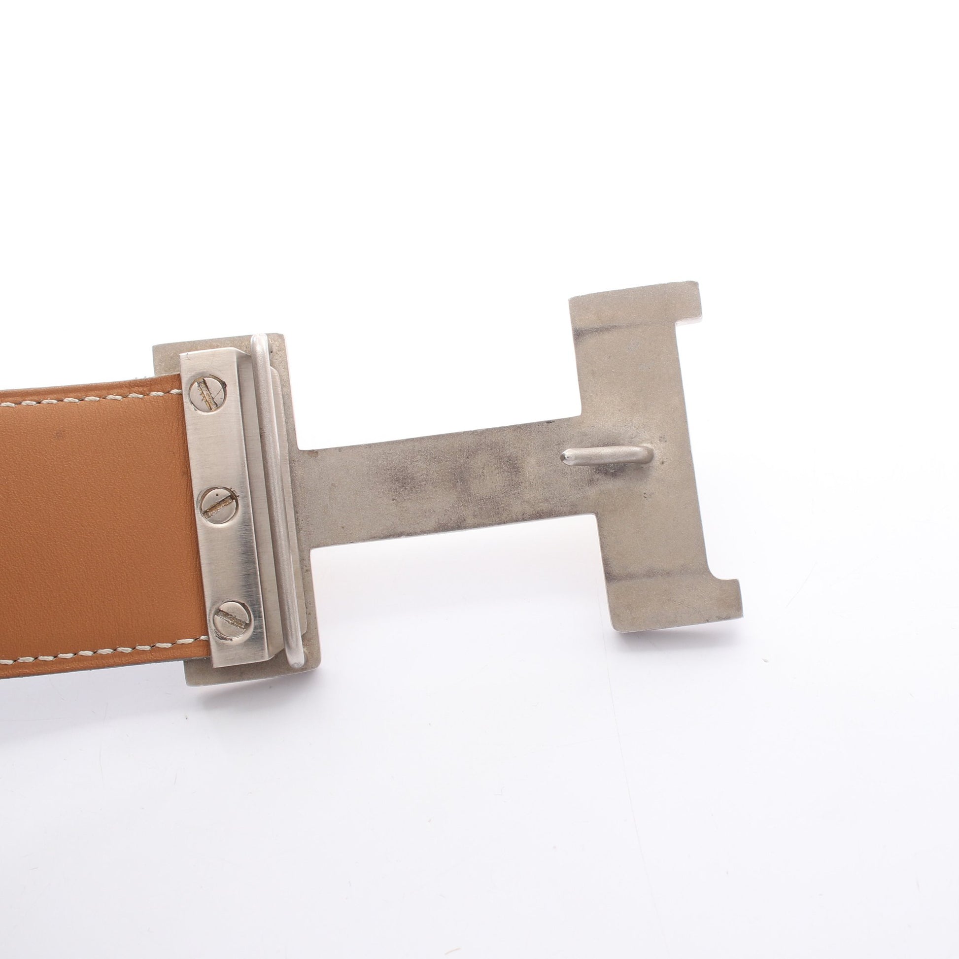 コンスタンス Hベルト ベルト ボックスカーフ ブラック ゴールド金具 □C刻印 エルメス 財布・小物 HERMES
