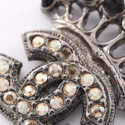 ココマーク ネックレス ラインストーン シルバー ブラック ライトイエロー 08C シャネル アクセサリー CHANEL