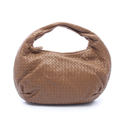 イントレチャート ワンショルダーバッグ ラムスキン ブラウン ボッテガヴェネタ バッグ BOTTEGA VENETA