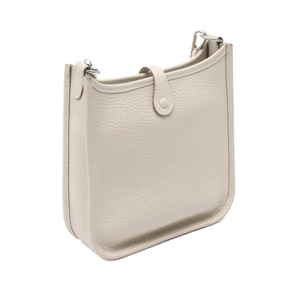 エヴリンTPM ベトン ショルダーバッグ トリヨンクレマンス アイボリー シルバー金具 Z刻印 エルメス バッグ HERMES