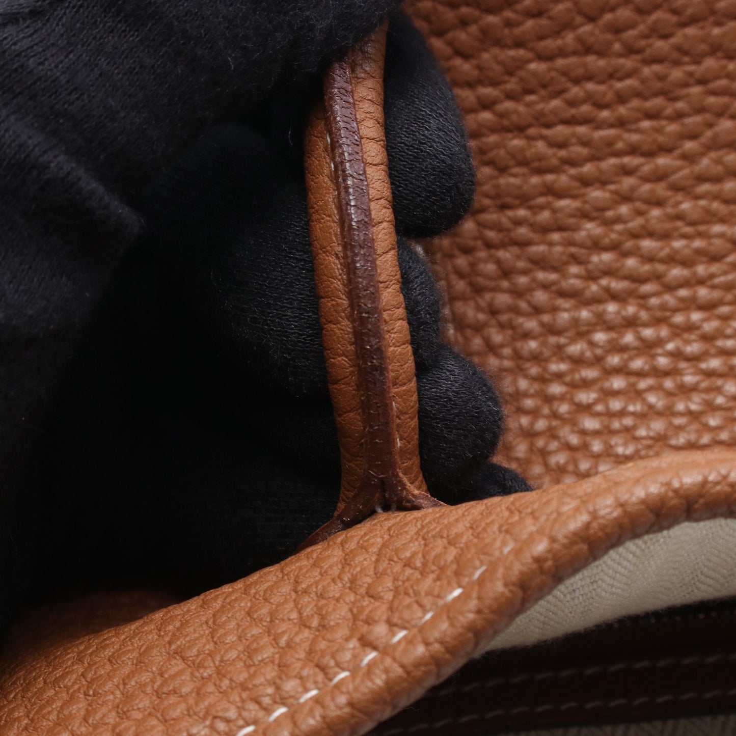 ガーデンパーティTPM ゴールド ハンドバッグ トートバッグ ネゴンダ ブラウン シルバー金具 C刻印 エルメス バッグ HERMES