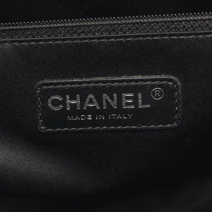 マトラッセ グランドショッピング GST チェーンショルダーバッグ チェーントートバッグ キャビアスキン ブラック シルバー金具 シャネル バッグ CHANEL