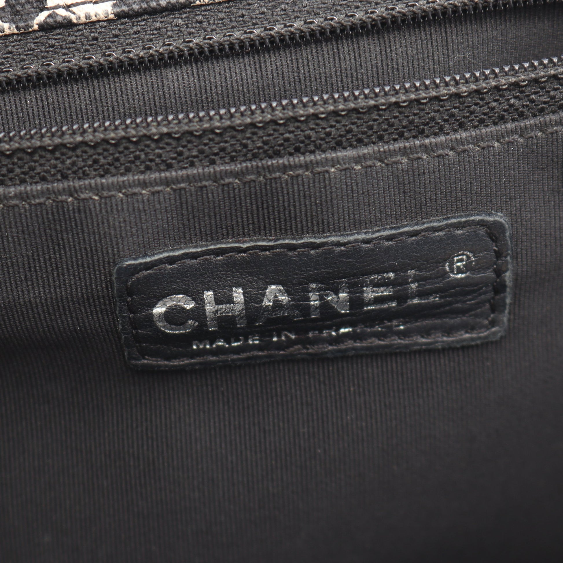 ココマーク カメリア ブラック金具 チェーンハンドバッグ チェーントートバッグ キャンバス ブラック シャネル バッグ CHANEL