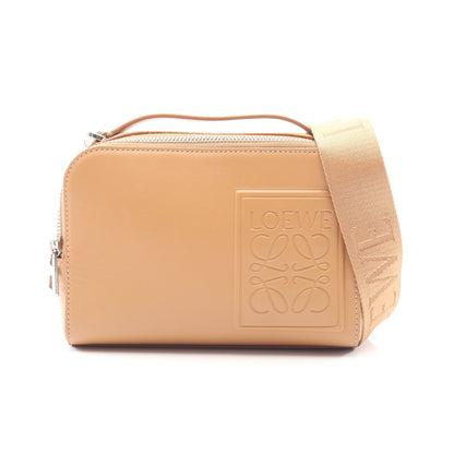 クロスボディ カメラバッグ ミニ 2WAY ハンドバッグ レザー ベージュ ロエベ バッグ LOEWE