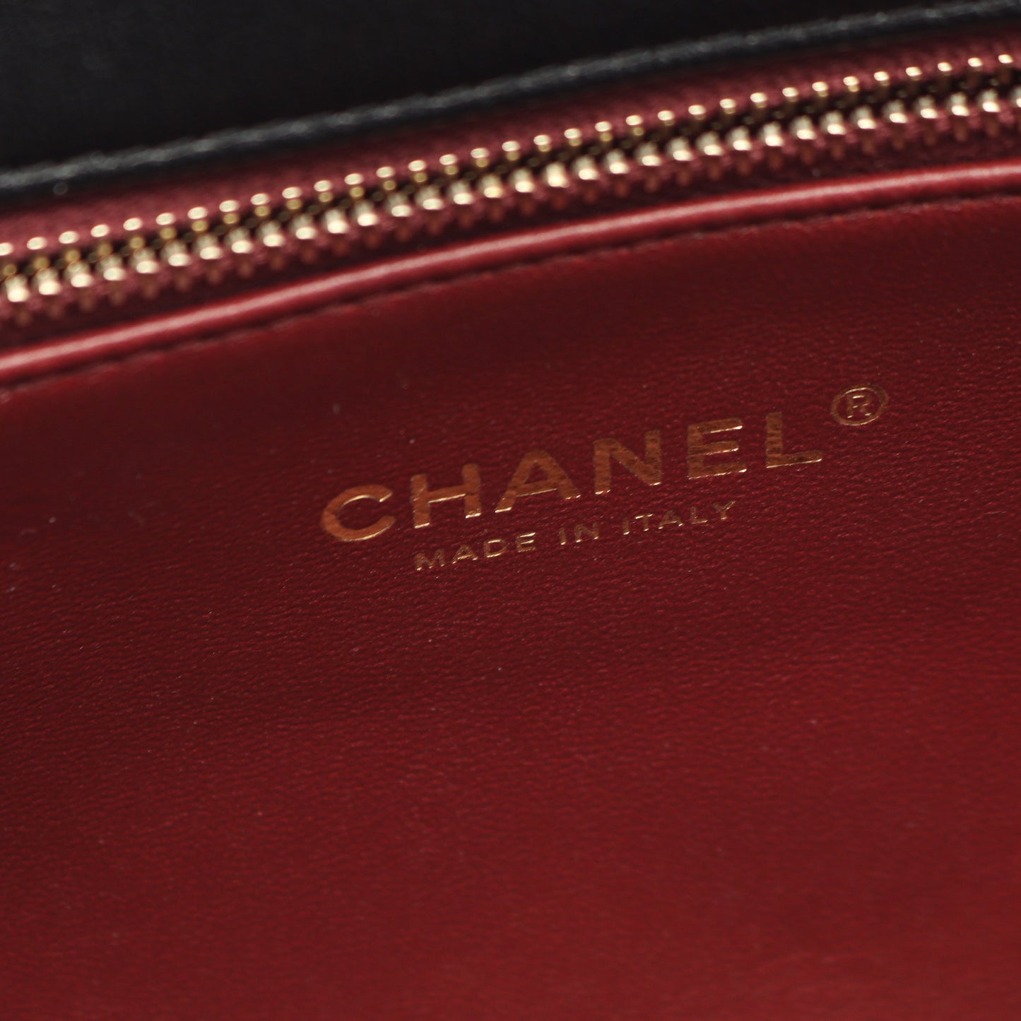 マトラッセ チェーンショルダーバッグ ラムスキン ブラック ゴールド金具 シャネル バッグ CHANEL