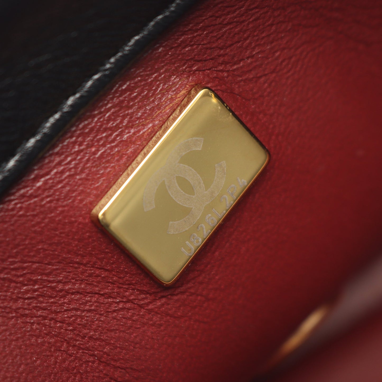 マトラッセ チェーンショルダーバッグ ラムスキン ブラック ゴールド金具 シャネル バッグ CHANEL