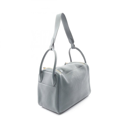 リンディ30 ブルーオラージュ ショルダーバッグ トリヨンクレマンス ブルーグレー ゴールド金具 Z刻印 エルメス バッグ HERMES