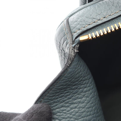 リンディ30 ブルーオラージュ ショルダーバッグ トリヨンクレマンス ブルーグレー ゴールド金具 Z刻印 エルメス バッグ HERMES