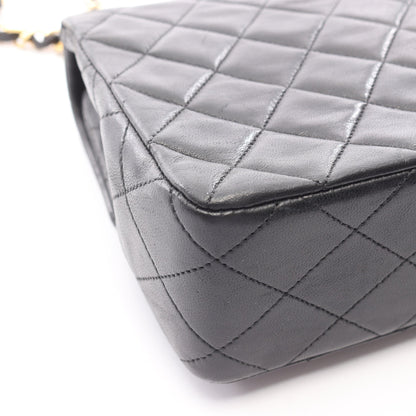 ミニマトラッセ20 チェーンショルダーバッグ ラムスキン ブラック ゴールド金具 シャネル バッグ CHANEL