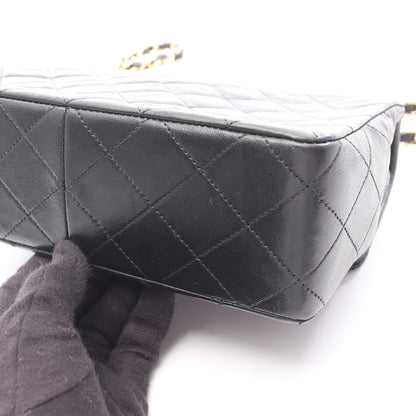 ミニマトラッセ20 チェーンショルダーバッグ ラムスキン ブラック ゴールド金具 シャネル バッグ CHANEL